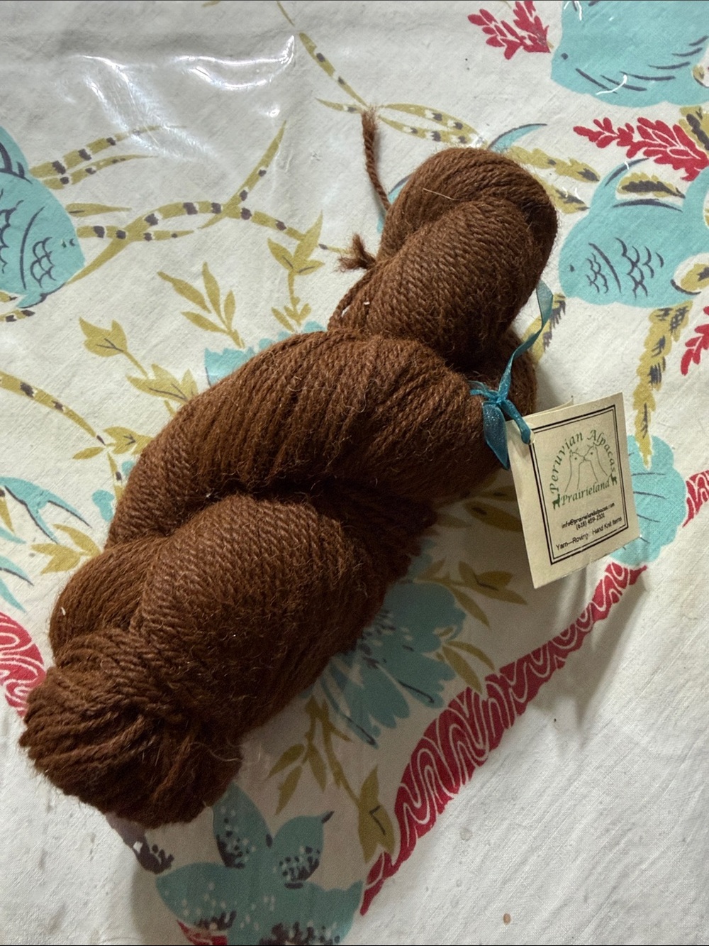 Peruvian Alpaca Yarn - 1 Skein Worsted Weight